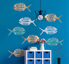 Wandtattoo Fische Mit Graten Tenstickers
