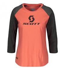 Tee shirt de la marque kaporal femme manches longues babel noir , inscription au dos. Scott T Shirt Manches Longues 3 4 Femme 10 Icon Raglan 2020 Cycles Et Sports