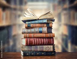 Stacked books