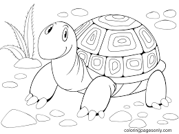 These alphabet coloring sheets will help little ones identify uppercase and lowercase versions of each letter. Turtle Free Coloring Pages Turtle Coloring Pages Coloring Pages For Kids And Adults