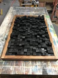 Reclaimed Wood Sound Diffuser Acoustic Panel Soundproofing Proof Pixel Art Black Wood Art 3d Art Wooden Hanging Wall Art New Studio Tiendas De Madera Paneles Acusticos Arte De Madera Recuperada