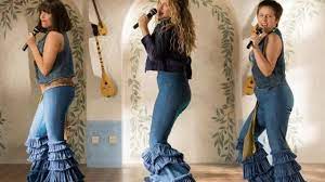 When autocomplete results are available use up and down arrows to review and enter to select. The Pants Disco Ruffled Donna And The Dynamo Worn By Donna Lily James In Mamma Mia Here We Go Again Spotern