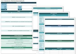 The spec sheet is used in any industry that deals with the building or constructing something. Free Technical Specification Templates Smartsheet