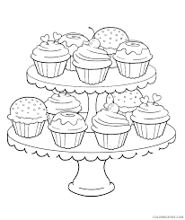 Coloring with kids provides free printable coloring pages for kids. Printable Cupcake Coloring Pages For Kids Coloring4free Coloring4free Com