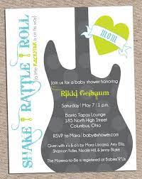 Shake Rattle Roll Rockstar Baby Shower Cool Rock Baby Showers Baby Shower Baby Shower Invitations