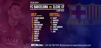 We found streaks for direct matches between barcelona vs elche. Facebook