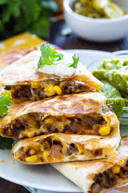 Ground Beef Quesadillas Spicy Southern Kitchen Recipe In 2020 Ground Beef Quesadillas Quesadilla Beef Quesadillas