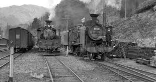 ｇ５６と８６２０形 備後落合 鉄道 写真 蒸気機関車 列車の旅