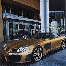 Carlifestyle On Instagram Gold Slr Thoughts Follow Beverlyhillscarclub Www Beverlyhillscarclub Com Mercedes Benz Super Cars Classy Cars