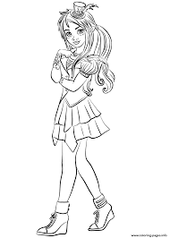 Descendants wicked world mal evie descendants 3 coloring pages. Descendants Wicked World Freddie Coloring Pages Printable