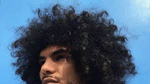 Curly Haired Male Models Take New York Fashion Week: Tom Ford: Miles  McMillan, Nayele Junior Dolman, and More