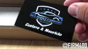 21 posts related to sample car detailing business cards. Business Cards Printing For B A Mobile Carwash Detailing Youtube