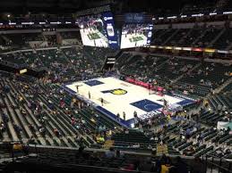 bankers life fieldhouse section 113 home of indiana pacers