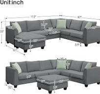 Amazon.com: BIADNBZ Juego de muebles modulares de sofá ...