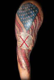 Occasionally, clock tattoos may appear in a mildly realistic fashion. Realistic Flag Tattoo Done At Masterpiece Tattoo In San Francisco