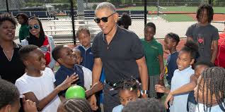 Barack Obama surprises kids with visit to Washington Nationals ...