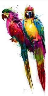 Perroquets Patrice Murciano Ig 8706 Please Respect Our C Opyright Parrots Art Art Painting Animal Paintings