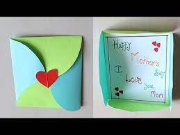 From the cutest messages to the best homemade mother's day cards, here's how you can check one thing off your mother's day 2021 if you want to make mother's day 2021 extra memorable, you can't go wrong with a homemade mother's day card! Diy Easy Mother S Day Card Making Idea Mother S Day Cards Mothersdaycard Diy Gift Envelope Youtube