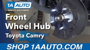 Do you know what lug nut size and type your vehicle needs? How To Replace Front Wheel Hub 92 01 Toyota Camry Youtube