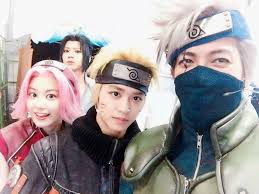 Team 7 Cosplay Naruto Sakura Sasuke And Kakashi Cosplays Cosplay Anime