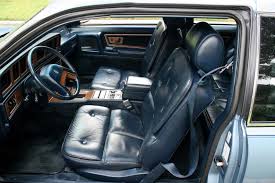 1988 Lincoln Continental Mark Vii Bill Blass Edition Sports Coupe Car Interior Lincoln Continental