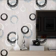 Wallpaper today can be as vivd, interesting, and dynamic as your imagination. Modern Luxury Circle Design Wallpaper 3d Stereoscopic Mural Wallpapers Non Woven Home Decor Wallpapers Flocking Wall Paper Qz075 Wallpaper Graphic Wallpaper Europewallpaper Silk Aliexpress
