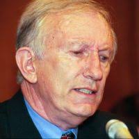 Vice President Dan Quayle speaks during a visit aboard the nuclear-powered  aircraft carrier USS DWIGHT D. EISENHOWER (CVN 69)