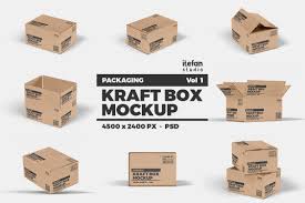 Get ready to see this amazing and very interesting collection of 62 only the best free psd boxes mockups for you and your ideas + premium version! Kraft Box Mockup Packaging Vol 1