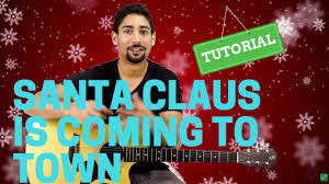 Accorda la tua chitarra in pochi secondi grazie all'accordatore online. Tutorial Canzoni Di Natale 1 3 Santa Claus Is Coming To Town Accordi Per Chitarra Youtube