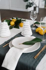 White Linen Tablecloth White Table Cloth Table Cloth Easter Table Decorations