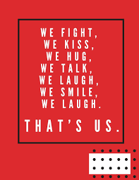 What we talk about when we talk about love quotes. We Fight We Kiss We Hug We Talk We Laugh We Smile We Laugh That S Us Notebook Journal Composition Book 110 Lined Pages Love Quotes Notebook Boyfriend Husband Wife Valentine Gifts