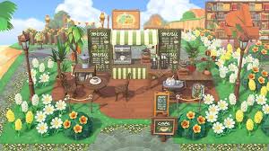 Animal Crossing Designs On Instagram Outdoor Cafe Want To Grab Some Coffee Crossingcr Animal Crossing Cafe Animal Crossing Animal Crossing Coffee