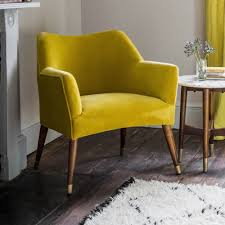 Astoria Chair In Mustard Yellow Velvet With Brass Caps Atkin And Thyme Enter your email address to receive alerts when we have new listings available for wingback armchairs uk.