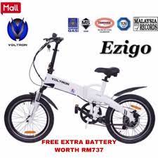 Electric bikes front hub vs rear hub vs central motor. Voltron Ezigo Foldable Electric Bicycle New Free Extra Battery Side Mirror Shopee Malaysia