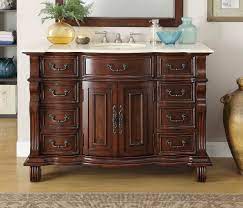 50 inch single sink vanity wood bathroom vanities and consoles by corbel universe. 50 Inch Bathroom Vanity Single Sink Cherry Finish Cream Marble Top 50 Wx22 Dx36 H Cgd4437m50