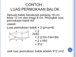 Paket 9 Matematika 3 Kubus Balok Prisma Dan Limas Luas Permukaan Dan Volume Waktu 100 Menit Ppt Download