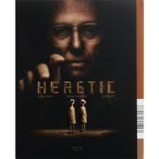 Heretic Blu-ray, Horror, Thriller, A24, Rated R, Two Missionaries Face  Diabolical Threat - Walmart.com