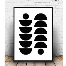 Printable Circle Abstract Modern Wall Art Decor Scandinavian Geometric Mid Century Minimalist Bedroom Pr Modern Wall Decor Art Wall Art Decor Printable Circles