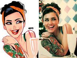 Angelanne Transformer Sa Photo En Dessin Manga