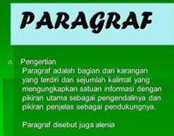 Pola spasial adalah pola pengembangan paragraf dengan objek berupa space atau ruang. Pengertian Paragraf Ciri Jenis Fungsi Syarat Unsurnya