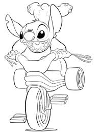 1759 x 2080 gif pixel. Kleurplaten En Zo Kleurplaat Van Stitch Fietst