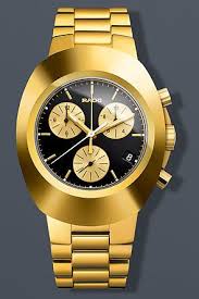 Rado Original Chronograph Gold Watch Watches For Men White Watches For Men Chronograph