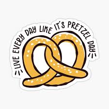 'one day michael came in, complaining about a speed bump, on the highway. Pretzel Day Gifts Merchandise Redbubble