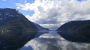 Frå fjell og fjord til kunst og kultur. Hd Wallpaper Norway Fjord Kvinnherad Hordaland Landscape Cloud Sky Wallpaper Flare