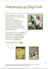 Haakpatronen Pdf Boek Dirkje Draak Decor