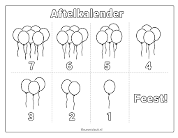 Maybe you would like to learn more about one of these? Aftelkalender Kleurplaat Feest Jarig School Juf Aftelkalender Verjaardag Spelletjes Kinderfeestje