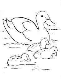 Online coloring pages alphabet coloring pages cute coloring pages doodle coloring cartoon coloring pages disney coloring pages animal. Duck Family Coloring Page Art Starts