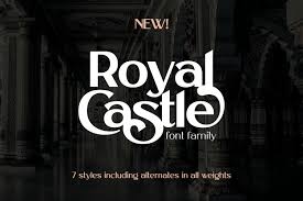 Download Royal Castle Font By Lone Army Creative Fabrica SVG Cut Files