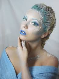 Schneekonigin Karneval Kostum Schminke Karneval Ice Queen Makeup Queen Makeup Snow Makeup
