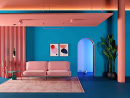 Color Boost On Behance Wohnung Einrichten Wohnzimmer Wohnideen Hausdekoration Schlafzim Retro Interior Design Colorful Interiors Colour Blocking Interior